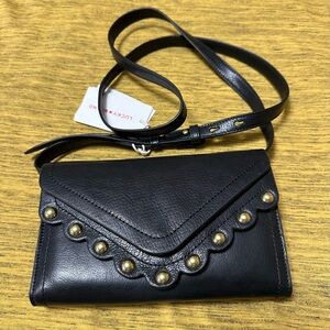 NEW Lucky Brand Ruth Crossbody or Clutch Scalloped Bag